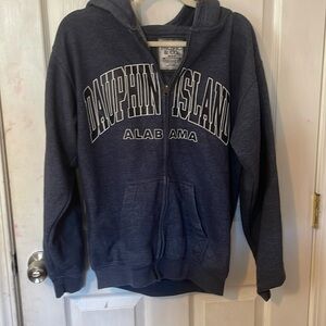 Women’s Navy Blueb Zip Up Hoodie